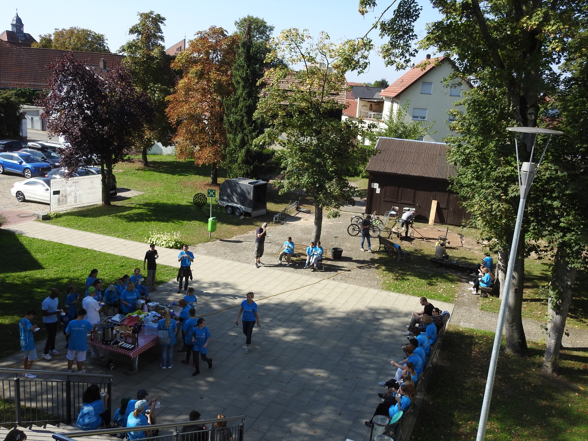 Zusammen anpacken, Freude haben und Gutes tun – darum ging es beim Freiwilligentag am 21. September 2024 (Foto: Dr. G. Hoffmann)