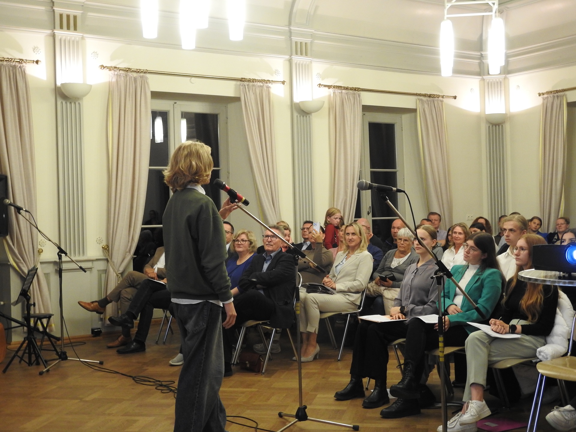 Feier zum Tag der Deutschen Einheit am Litauischen Gymnasium (Foto: Dr. G. Hoffmann)