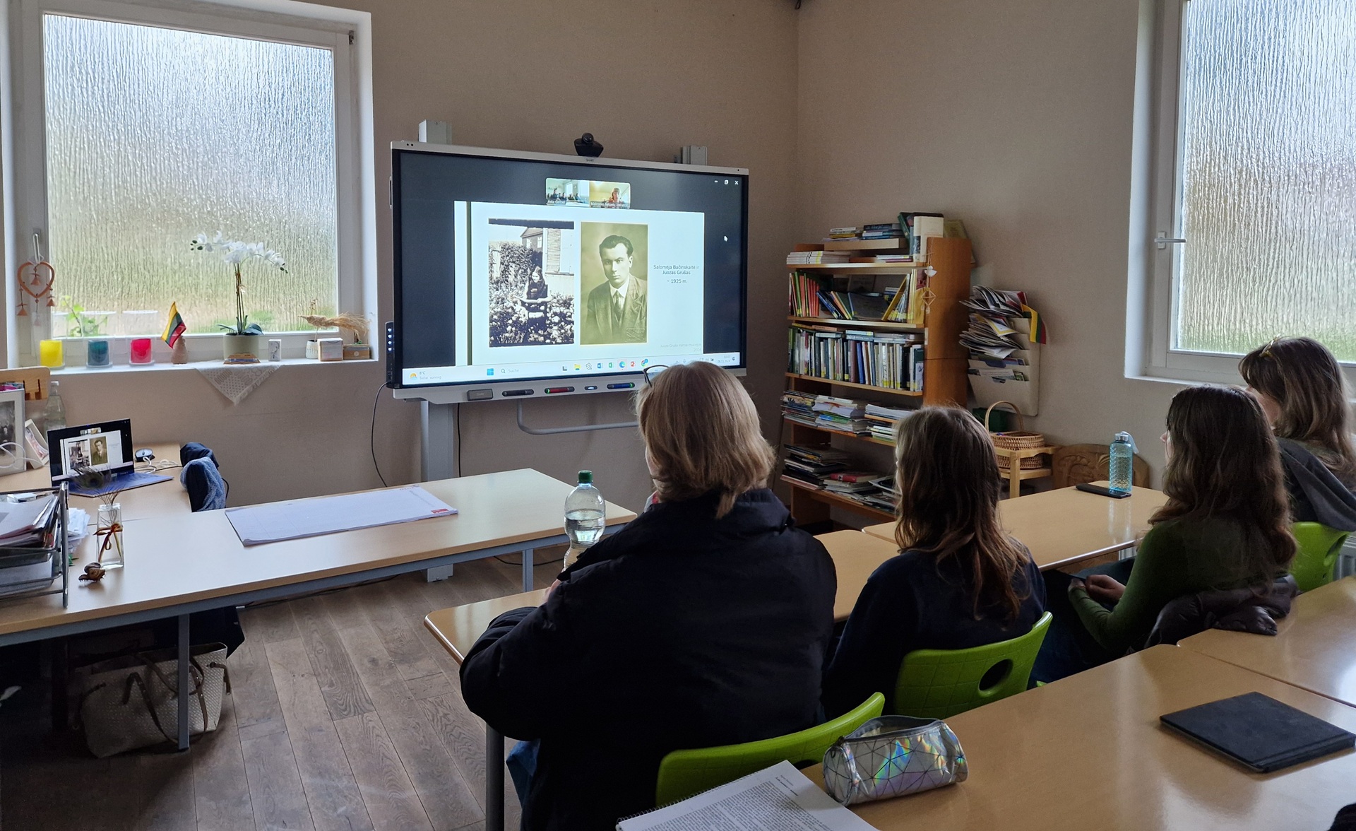 Virtuali paskaita „Salomėja Nėris ir Juozas Grušas – amžininkai ir draugai“ (Foto: A. Geibel)