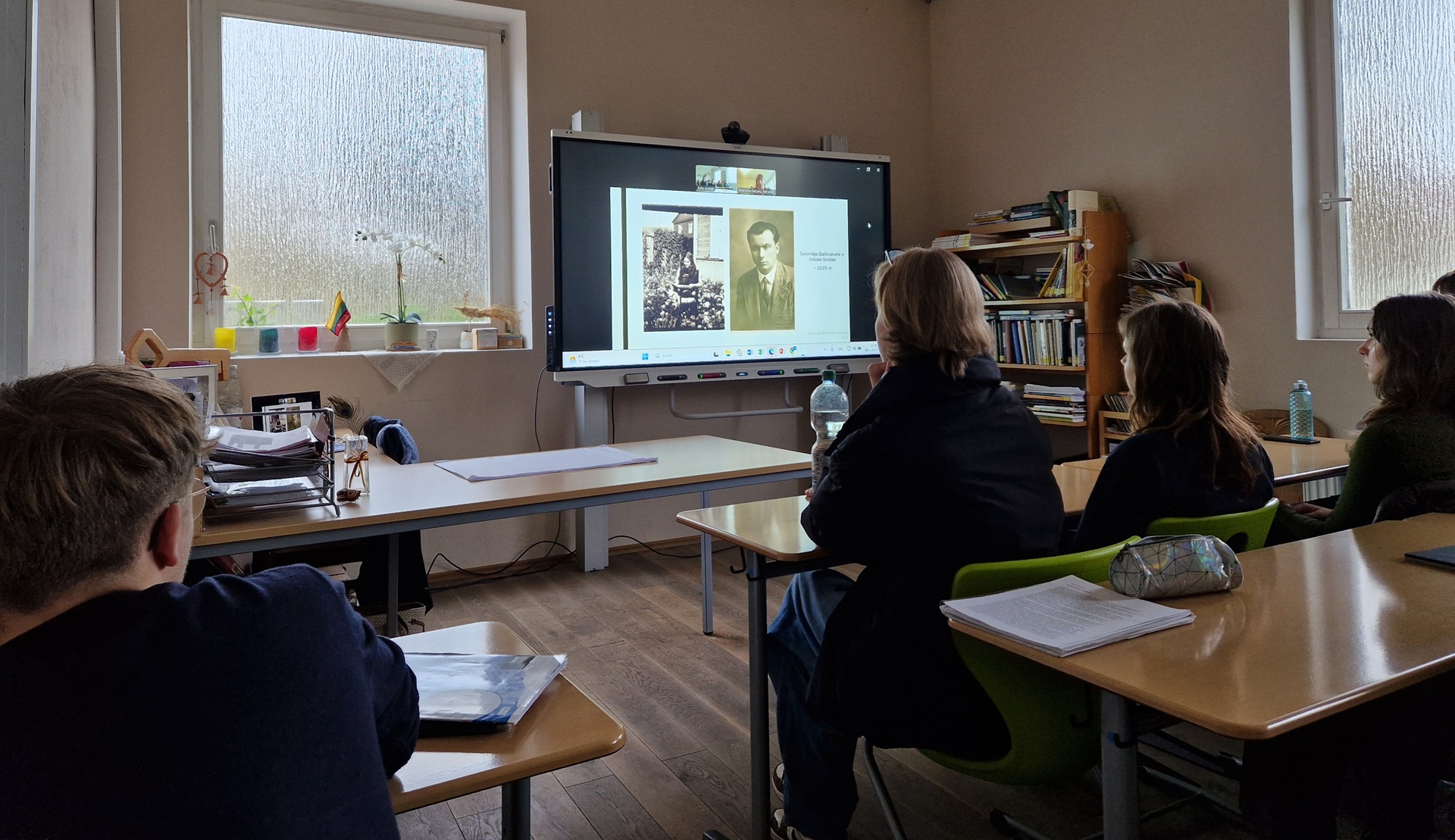 Virtuali paskaita „Salomėja Nėris ir Juozas Grušas – amžininkai ir draugai“ (Foto: A. Geibel)