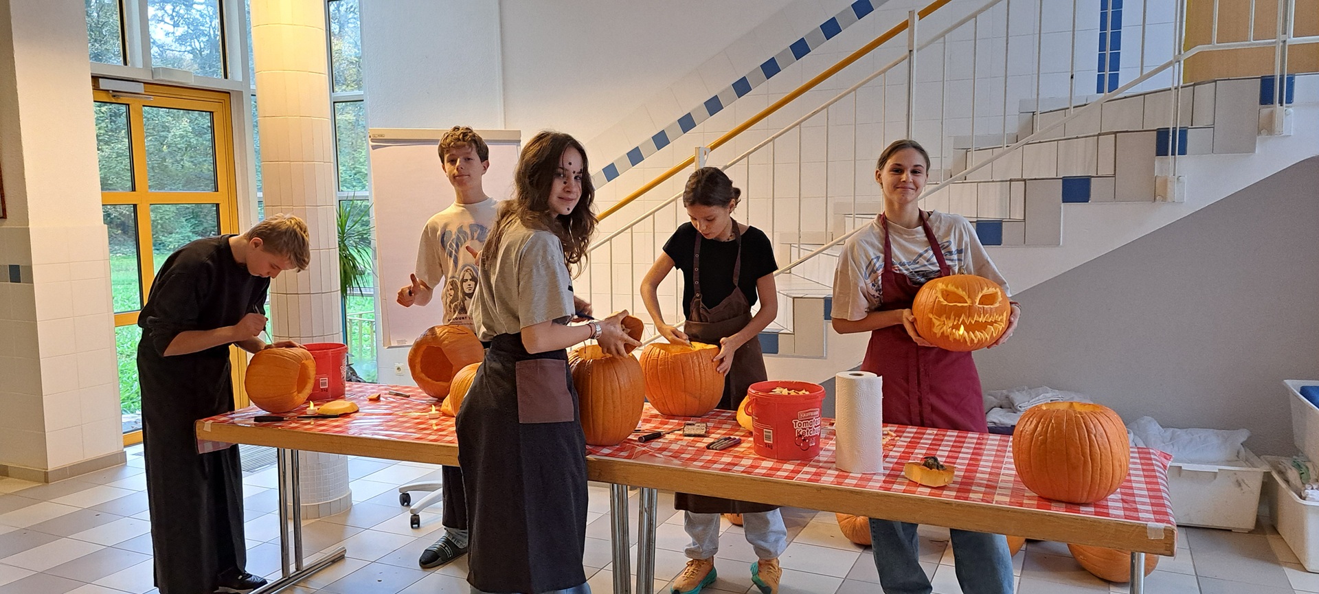 Moliūgų skaptavimo dirbtuvės ir vakaronė (Foto: I. Sattler)