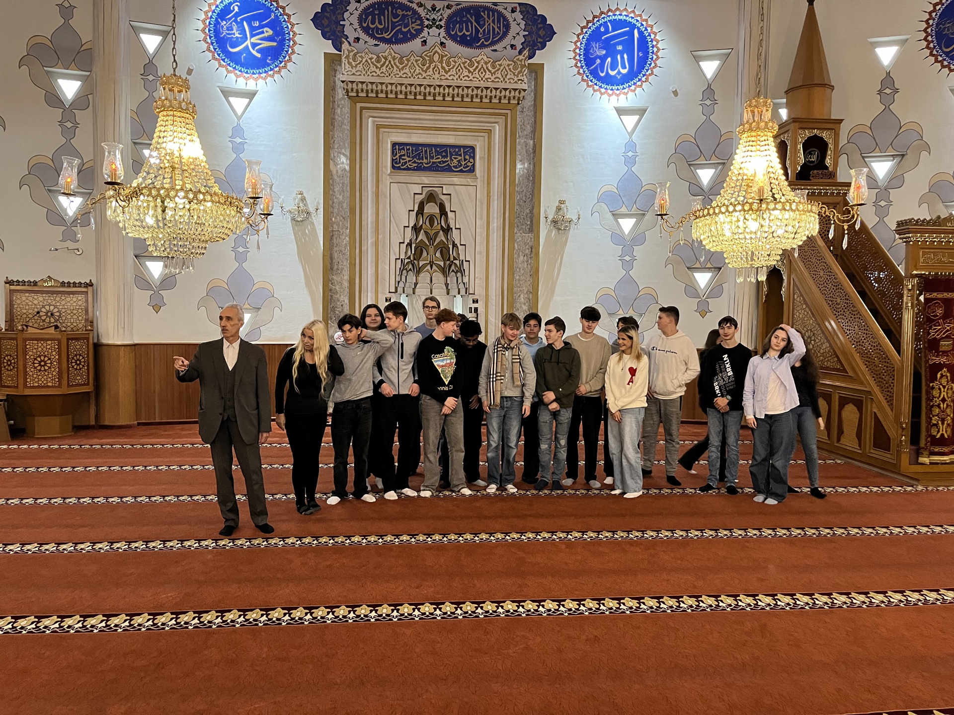 Besuch in der Moschee