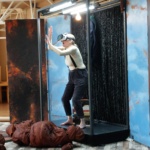 „goethe.faust“ - mobiles Theater im Internatssaal (Foto: Dr. G. Hoffmann)