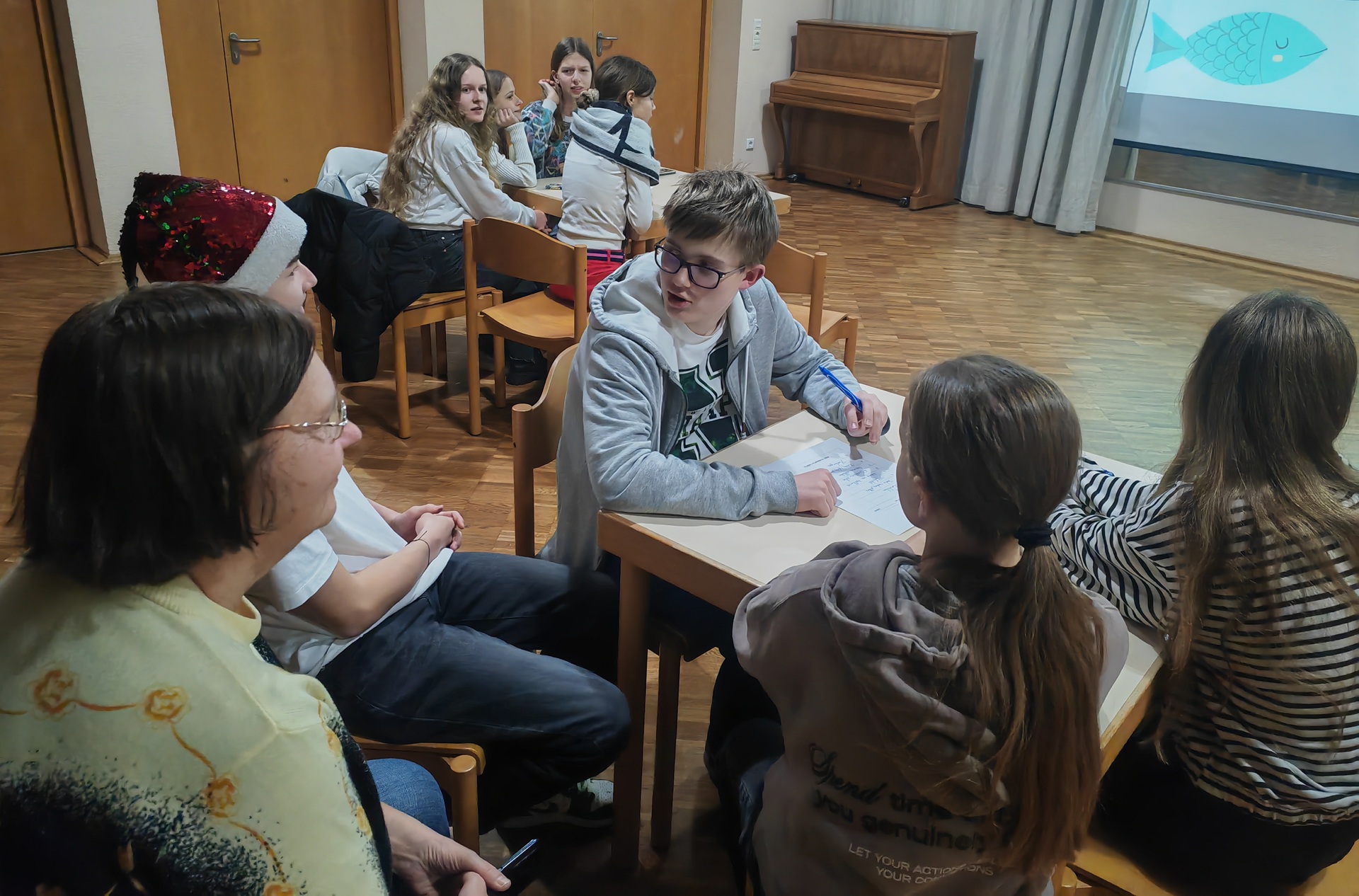 Svečių iš Vilniaus Martyno Mažvydo progimnazijos vizitas (Foto: I. G. Lendraitienė)