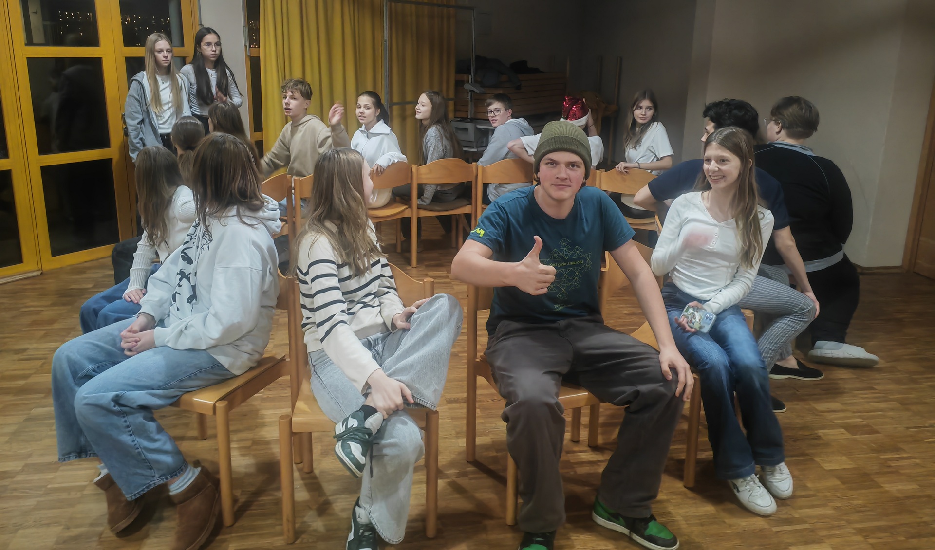 Svečių iš Vilniaus Martyno Mažvydo progimnazijos vizitas (Foto: I. G. Lendraitienė)