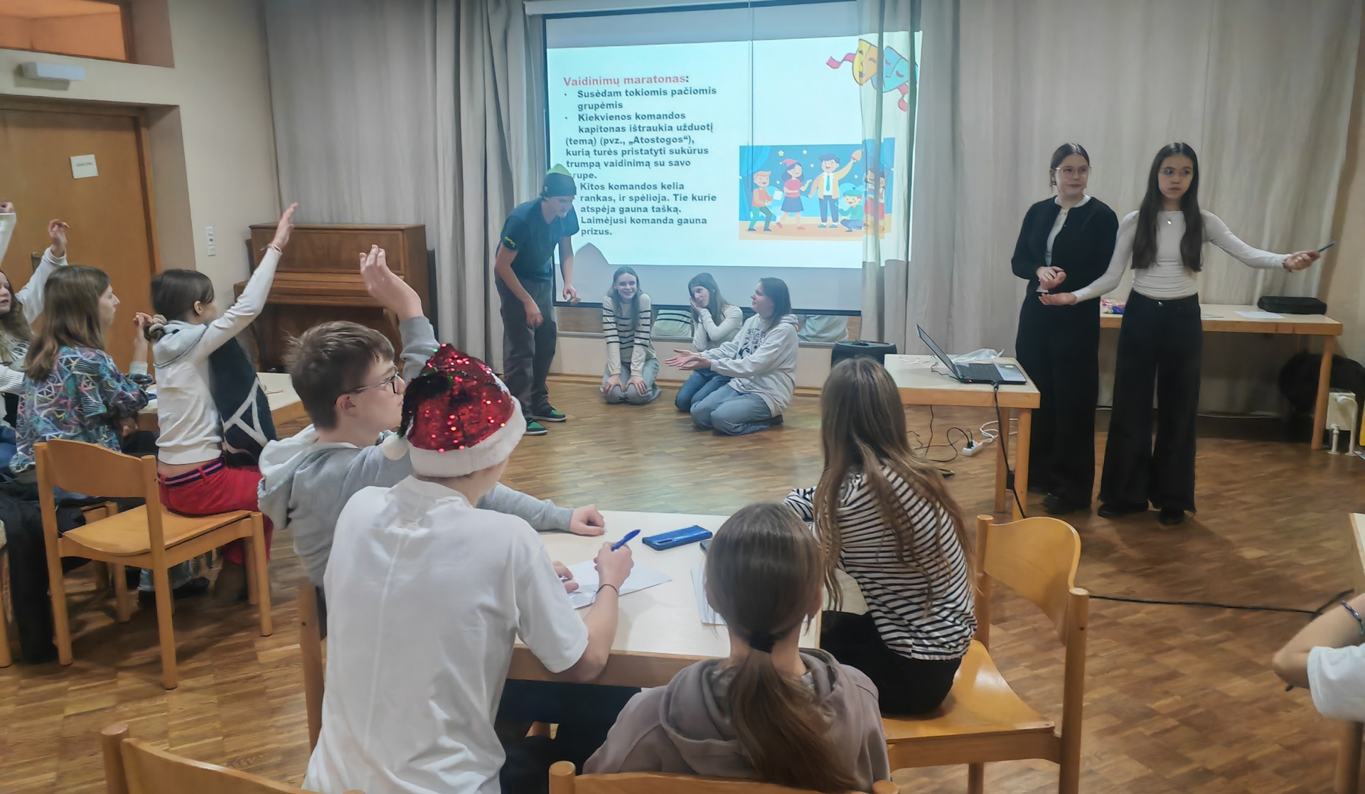 Svečių iš Vilniaus Martyno Mažvydo progimnazijos vizitas (Foto: I. G. Lendraitienė)