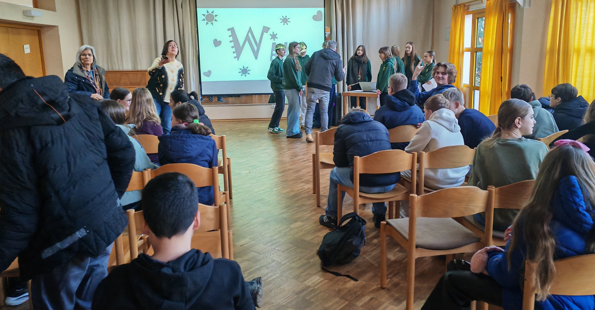 Svečių iš Vilniaus Martyno Mažvydo progimnazijos vizitas (Foto: I. G. Lendraitienė)