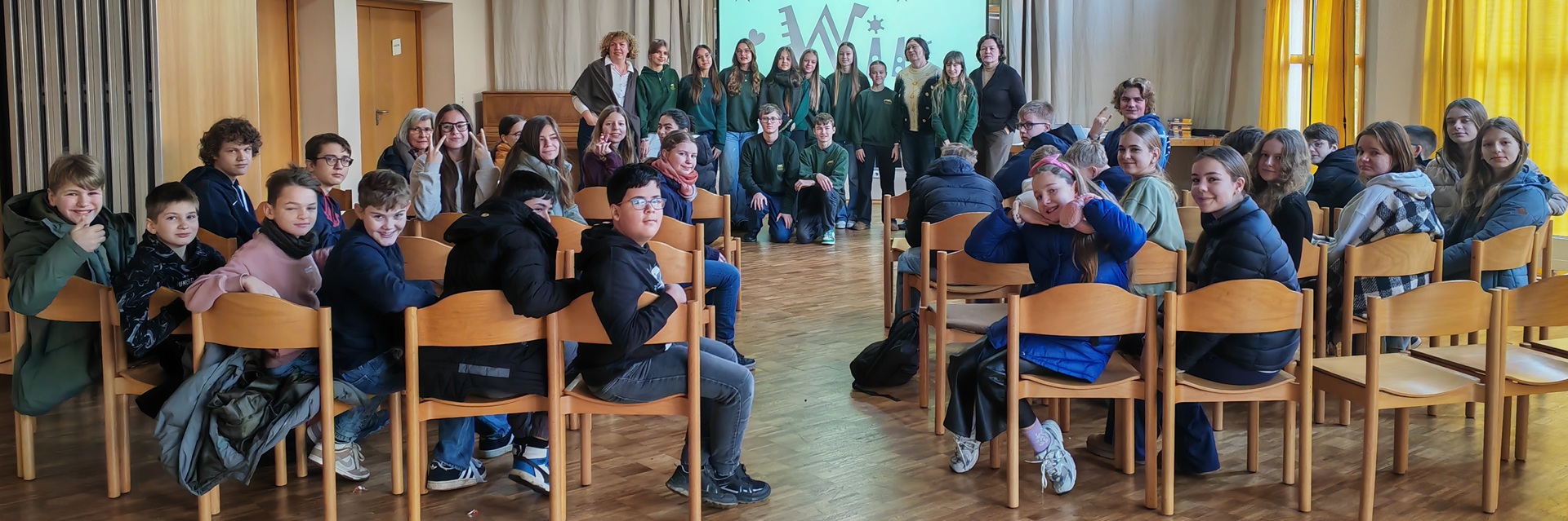 Svečių iš Vilniaus Martyno Mažvydo progimnazijos vizitas (Foto: I. G. Lendraitienė)