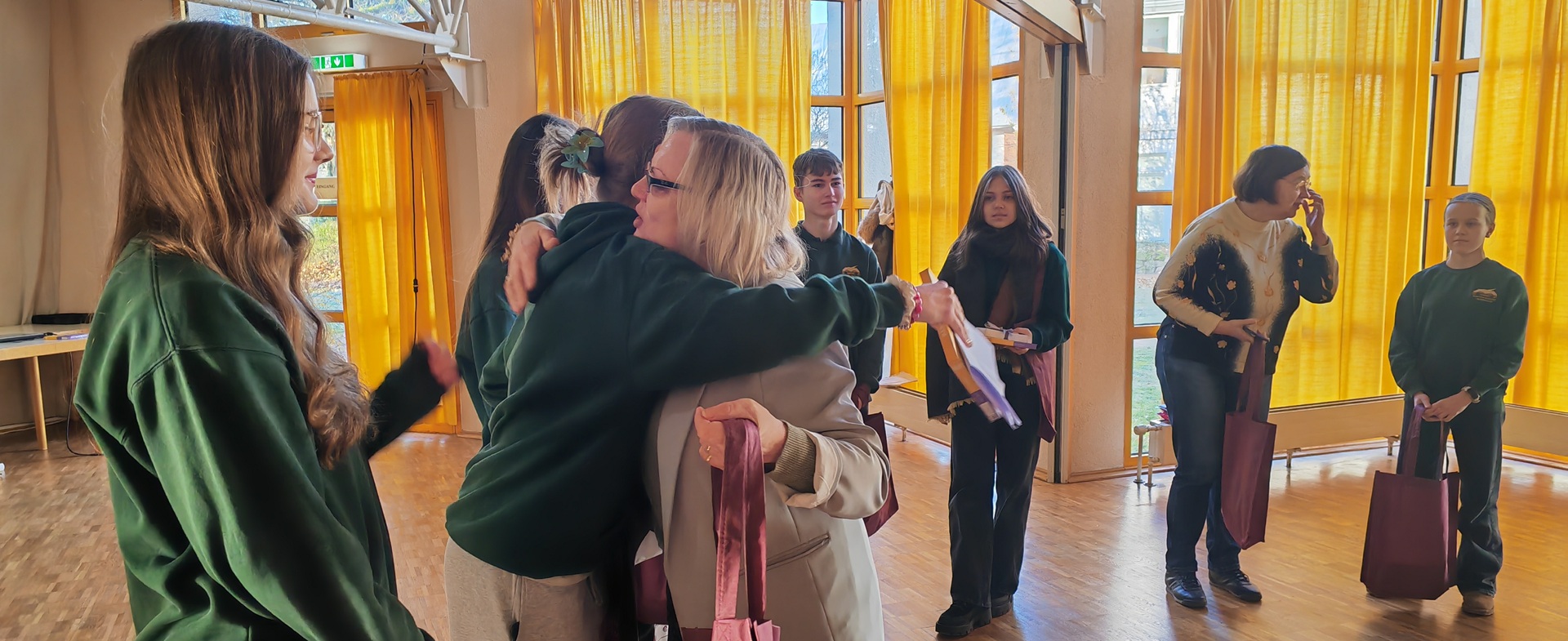 Svečių iš Vilniaus Martyno Mažvydo progimnazijos vizitas (Foto: I. G. Lendraitienė)