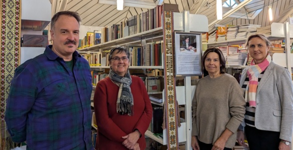 Buvusio direktoriaus Andriaus Šmito asmeninės bibliotekos ekspozicija