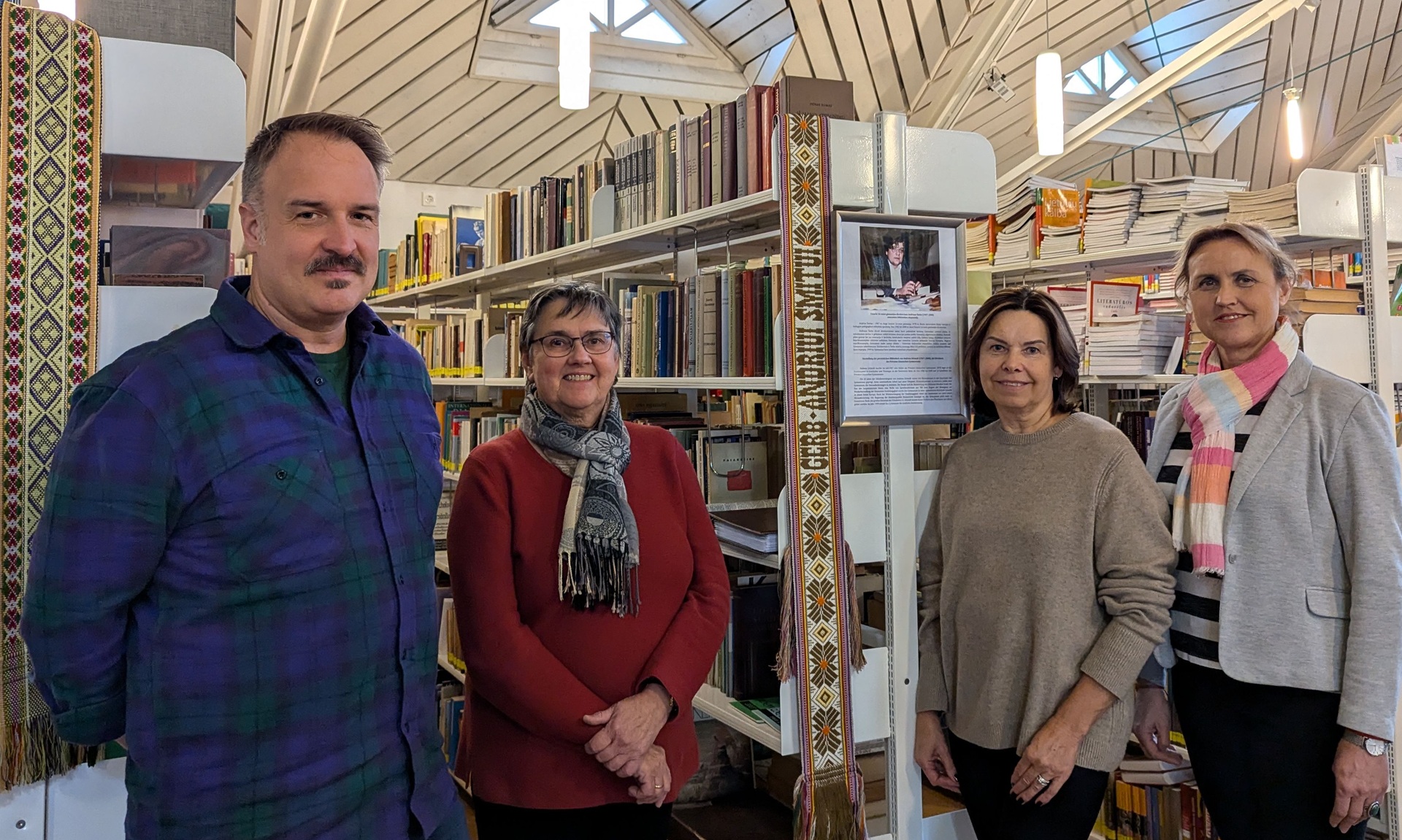 Ausstellung der persönlichen Bibliothek des ehemaligen Direktors Andreas Schmidt