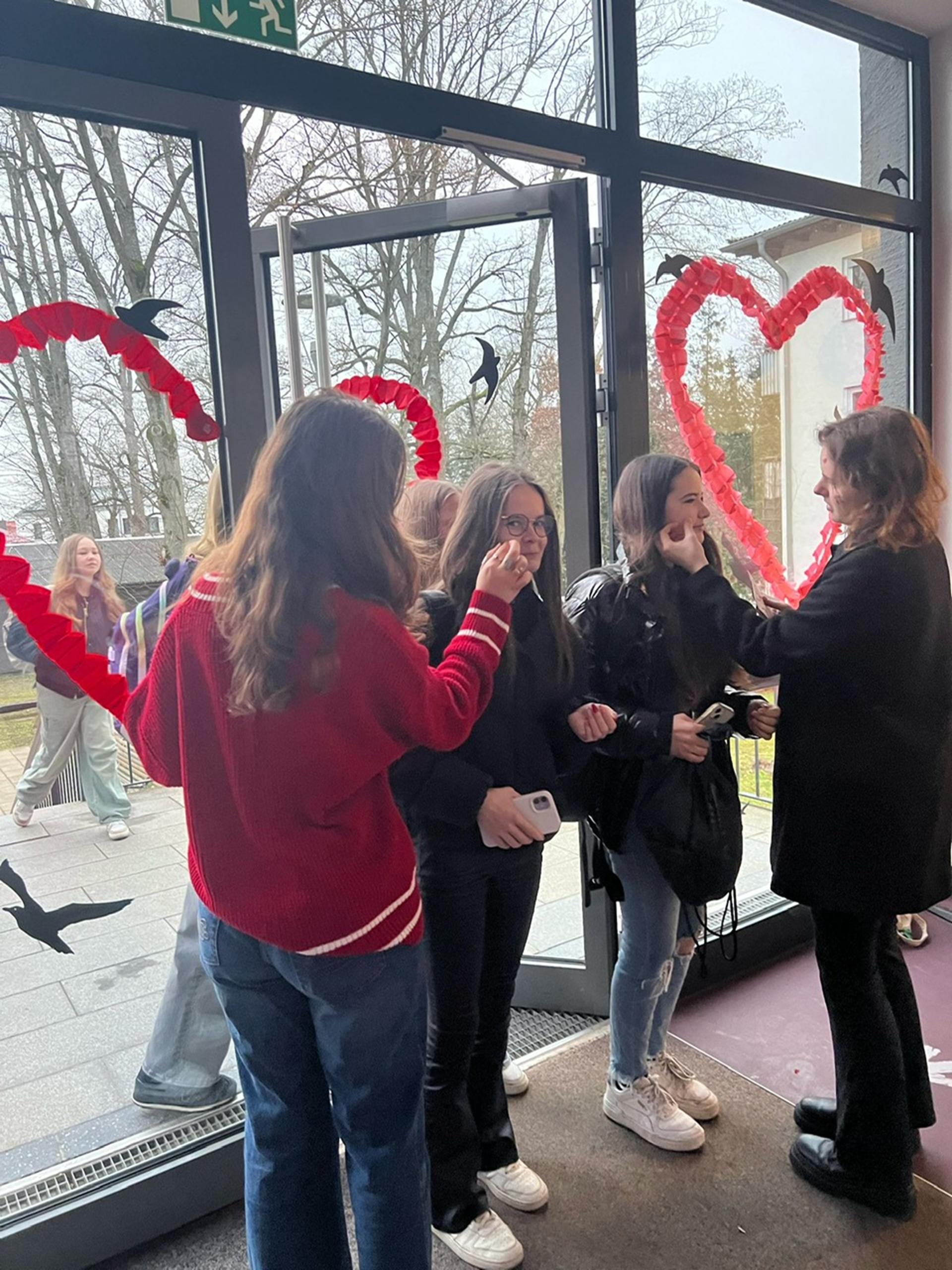 Valentinas aplankė gimnaziją (Foto: E. Jankūnas)